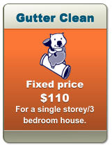 Gutter Clean Gutter Clean Gutter Clean Fixed price  $110  For a single storey/3 bedroom house.